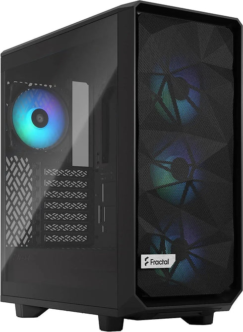 Fractal Design Meshify 2 Compact RGB Mid Tower Case Black - Anigma